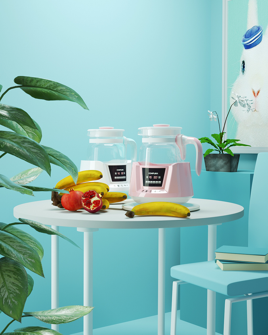 调奶器建模 场景渲染（图ZMTU4MjM2NDg4） - 场景 - 站酷设计师无相jack原创素材 - 站酷ZCOOL