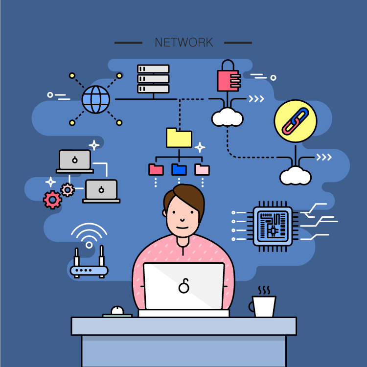 互联网IT职业人物插画（图ZMjIwMTM5MjM2） - 创作习作 - 站酷设计师越前龍馬原创素材 - 站酷ZCOOL