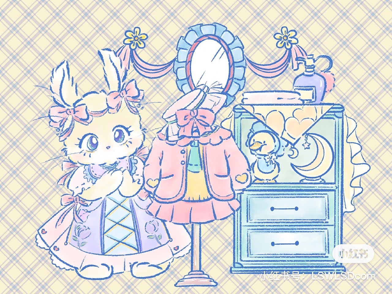 奶油小兔原创Lolita（图ZMjg5MjE5MzA4） - 配饰 - 站酷设计师媛小媛228原创素材 - 站酷ZCOOL