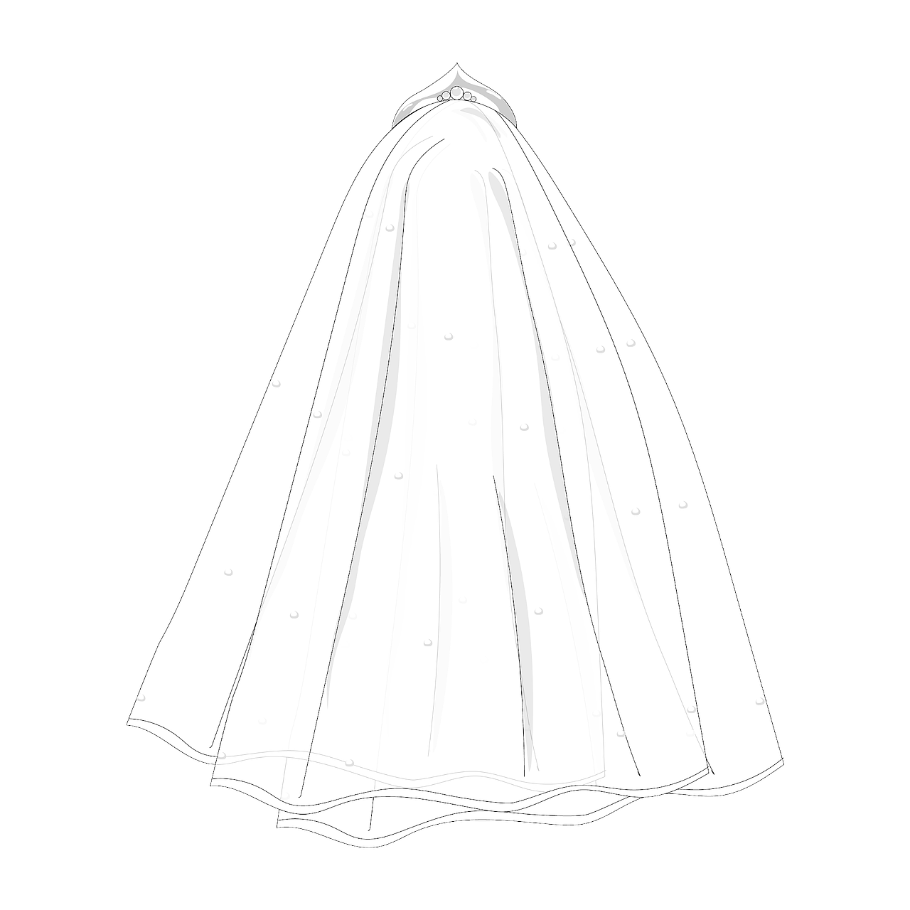 划锁屏插画大赏——夏花下午茶时间标签花的嫁纱头纱头纱设计平面设计