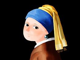 戴珍珠耳環(huán)的少女