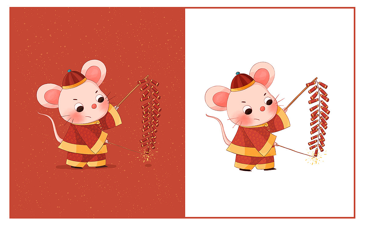 鼠年插画
