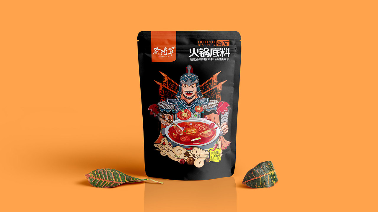 渝将军-火锅底料包装设计（已上市）（图ZMTQ3Mzc0ODQw） - 包装 - 站酷设计师梅子熟了品牌设计原创素材 - 站酷ZCOOL