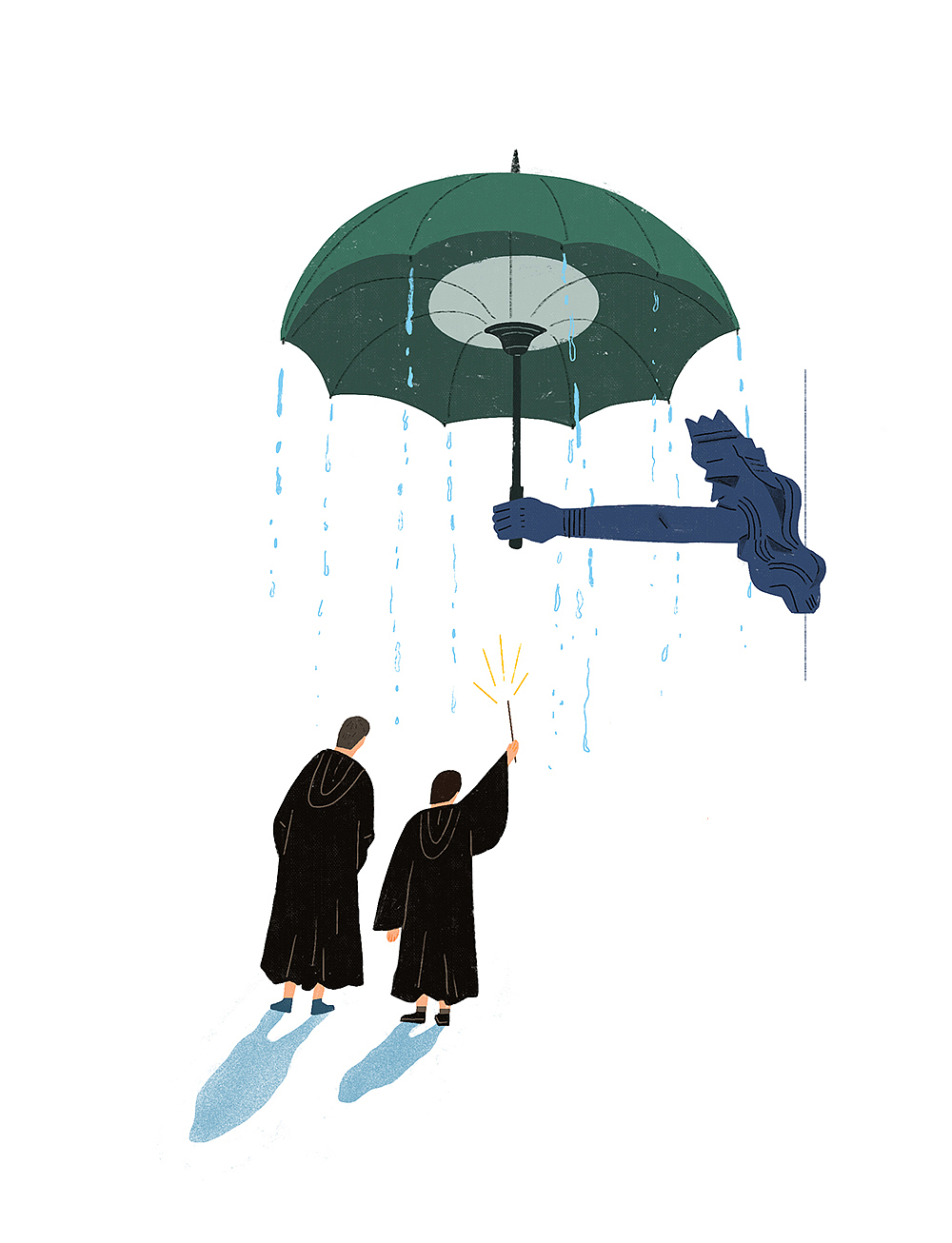 「青春沐阳」杂志插图 2018.9-2019.2（图ZMTQ5MzUxODEy） - 商业插画 - 站酷设计师大凤在杭州原创素材 - 站酷ZCOOL