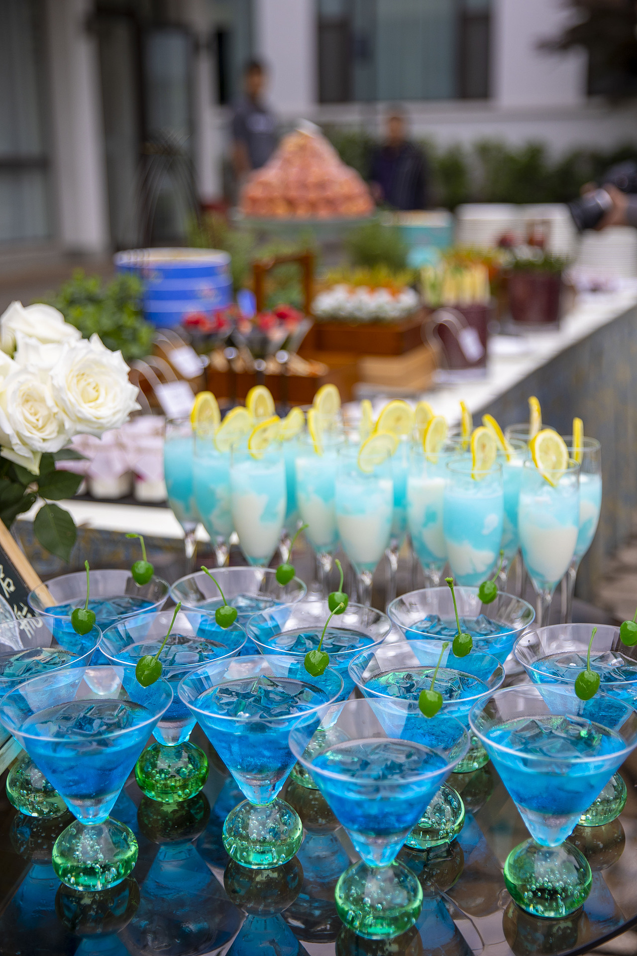 甜品,鸡尾酒摆台