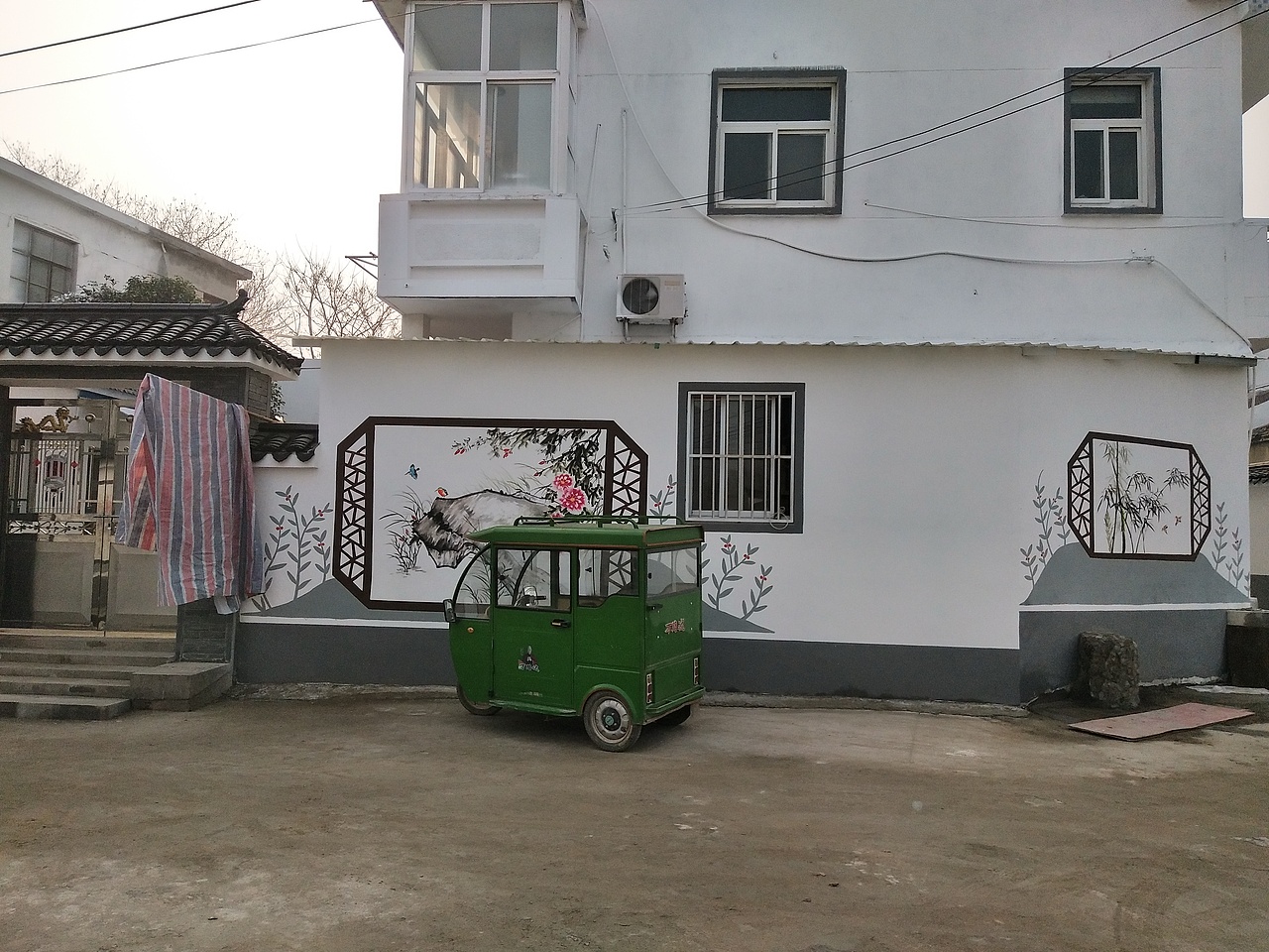 美丽乡村文化墙（图ZMTAyNjQyOTg0） - 新锐潮流插画 - 站酷设计师北海青芥原创素材 - 站酷ZCOOL