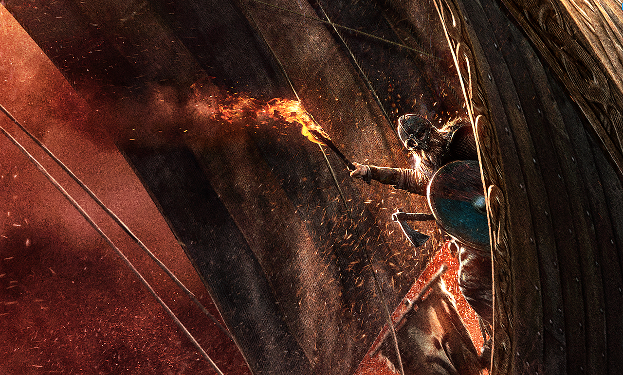 维京王者之战定档海报