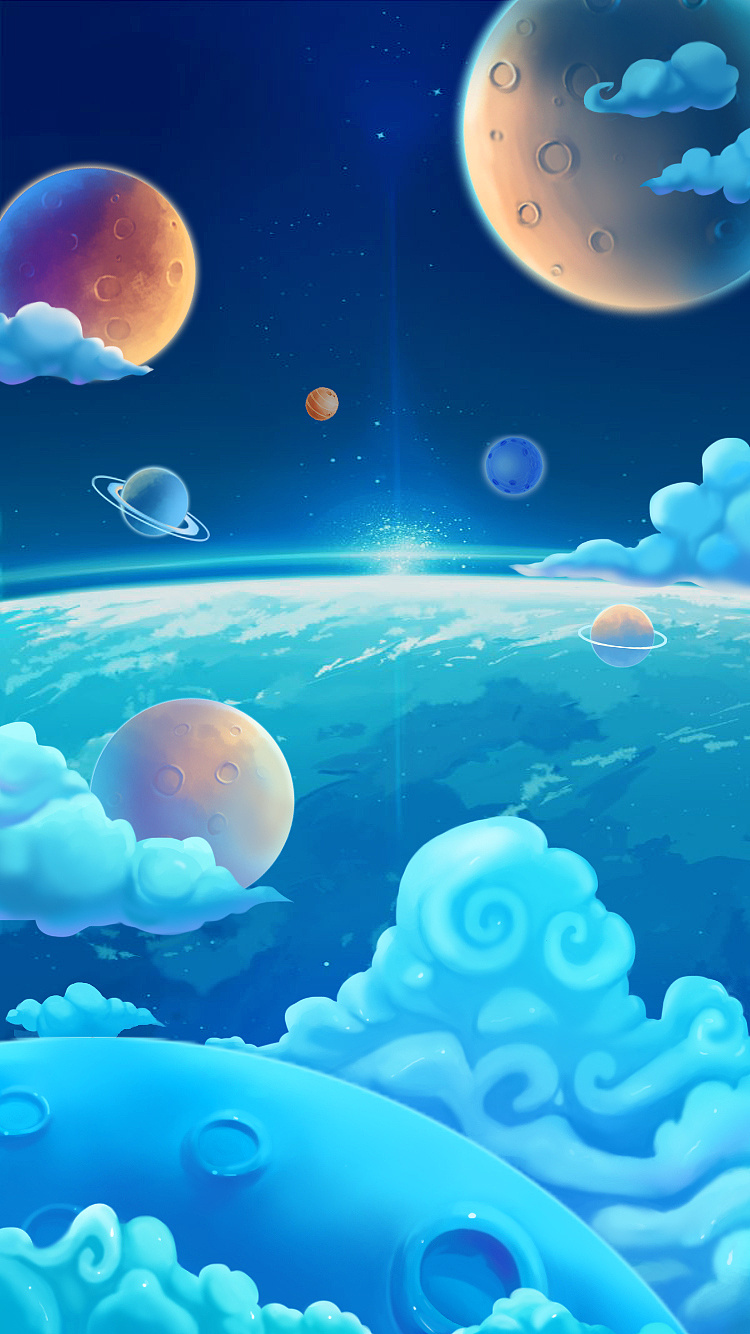 去年小游戏项目比较满意一点的几张背景图