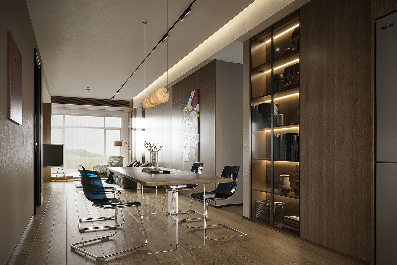 现代诧寂风 | 效果图表现（图ZMzI0MjkyNTQ0） - 家装设计 - 站酷设计师圆点视觉原创素材 - 站酷ZCOOL