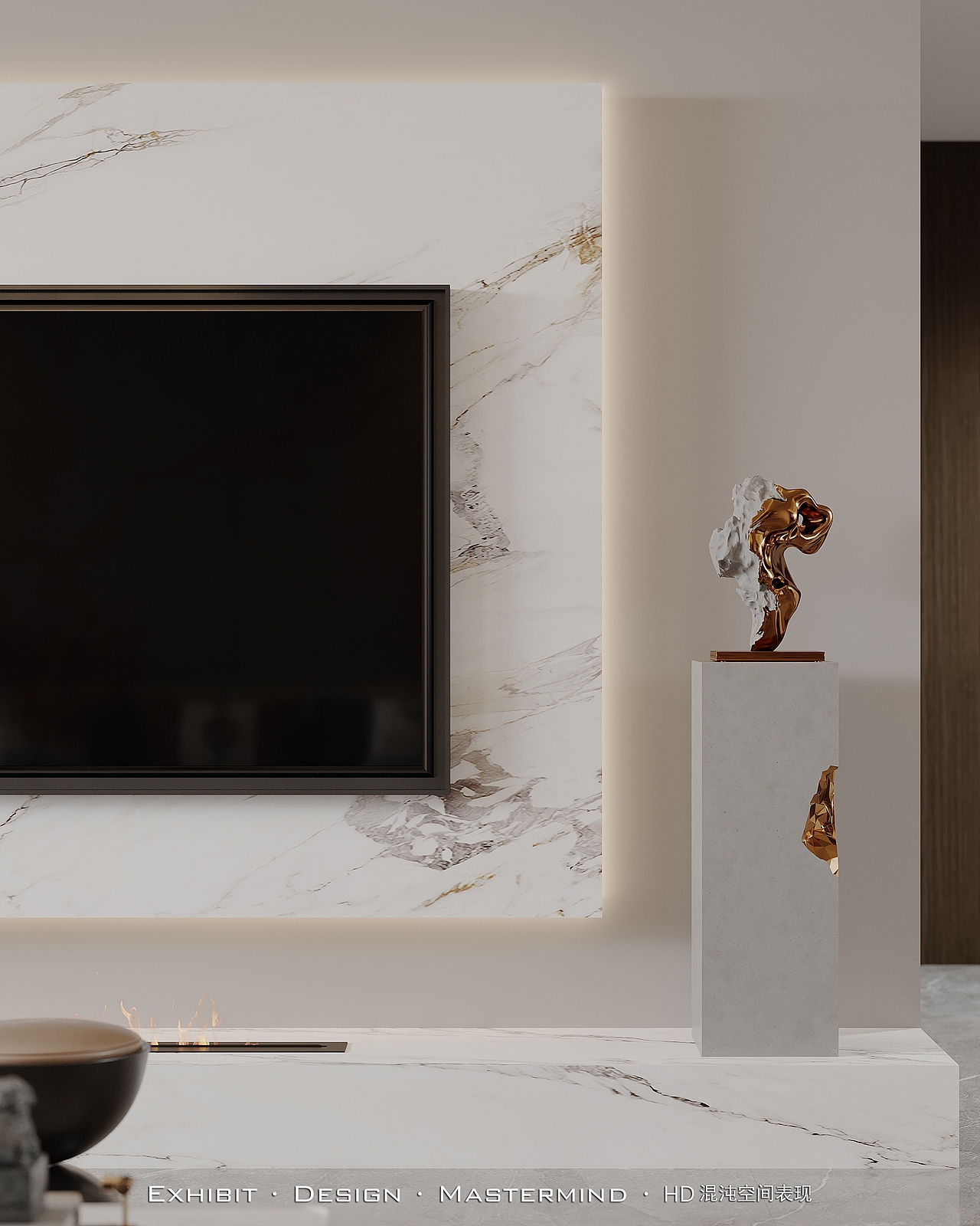 新作首发 新中式风客餐厅×混沌空间视觉表现