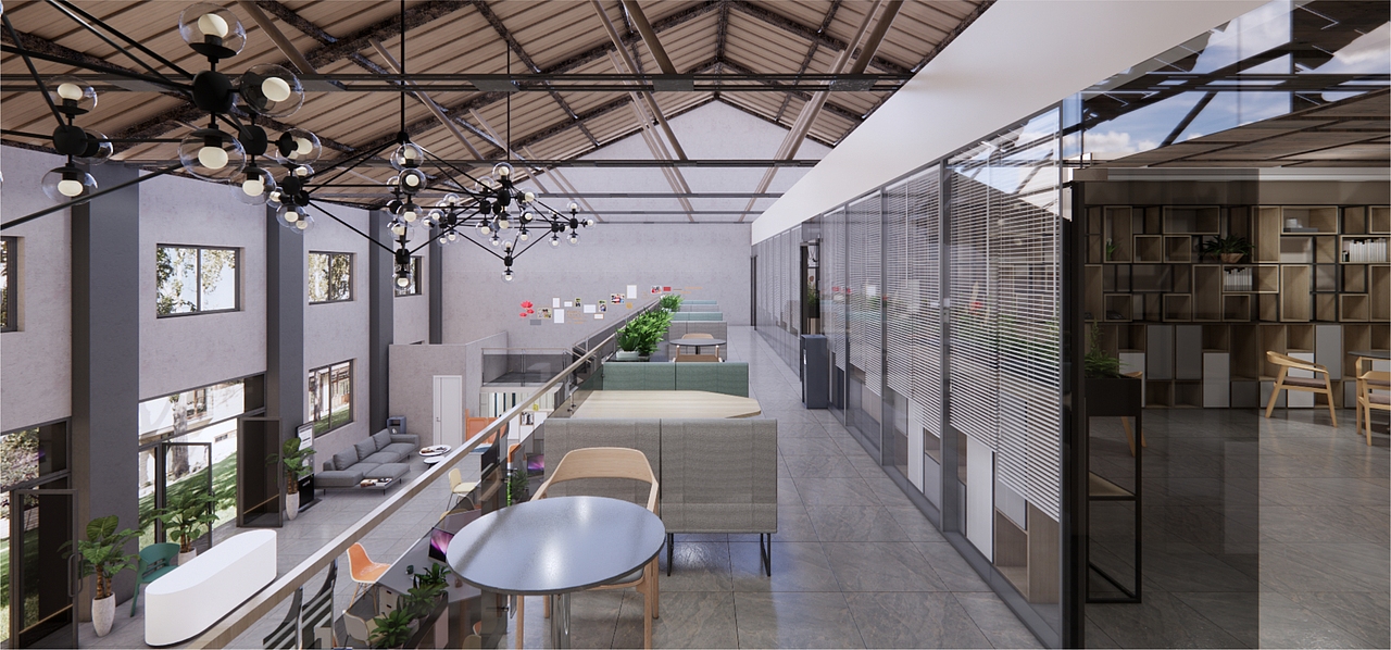 2F过道/休息座谈区