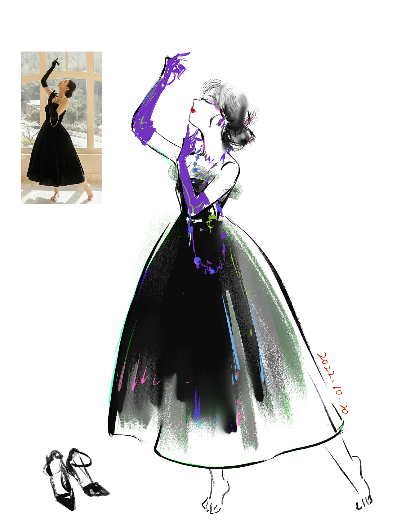 人物速写笔记【30-80】