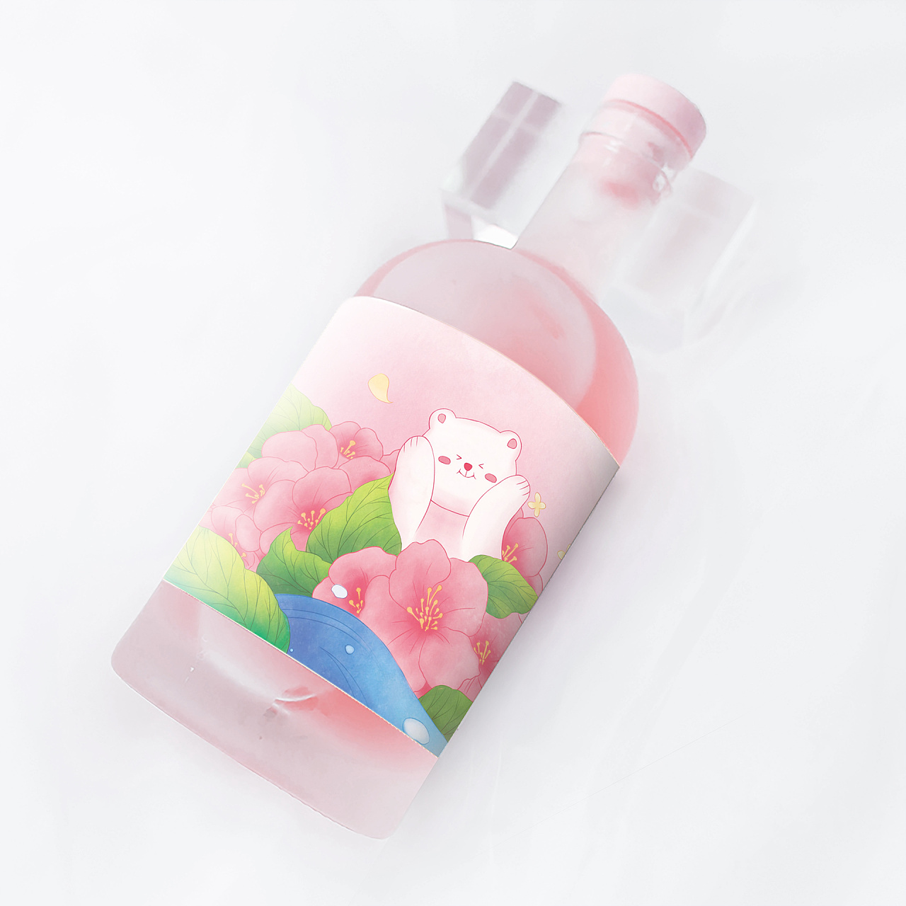 果酒手绘包装一系列