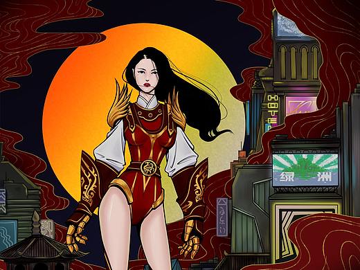 玄鸟（个人主页-ZNDAzMzQwNDQ=） - 商业插画 - 站酷设计师KINNNI原创素材 - 站酷ZCOOL