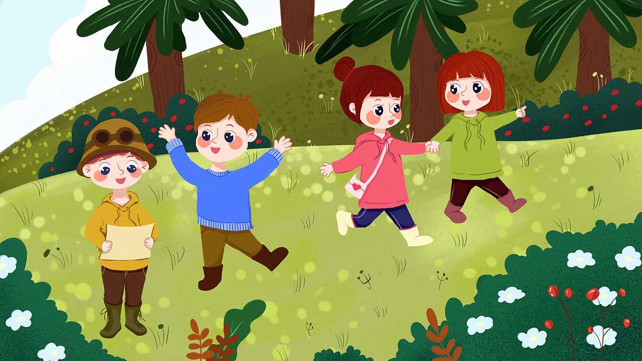 假日探险（图ZMjI0MzkzOTI4） - 儿童插画 - 站酷设计师二哈QuQ原创素材 - 站酷ZCOOL