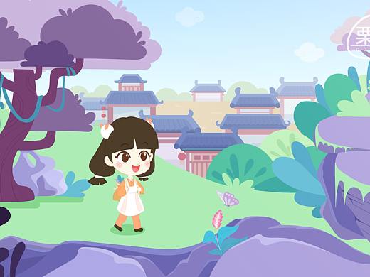 矢量场景插画