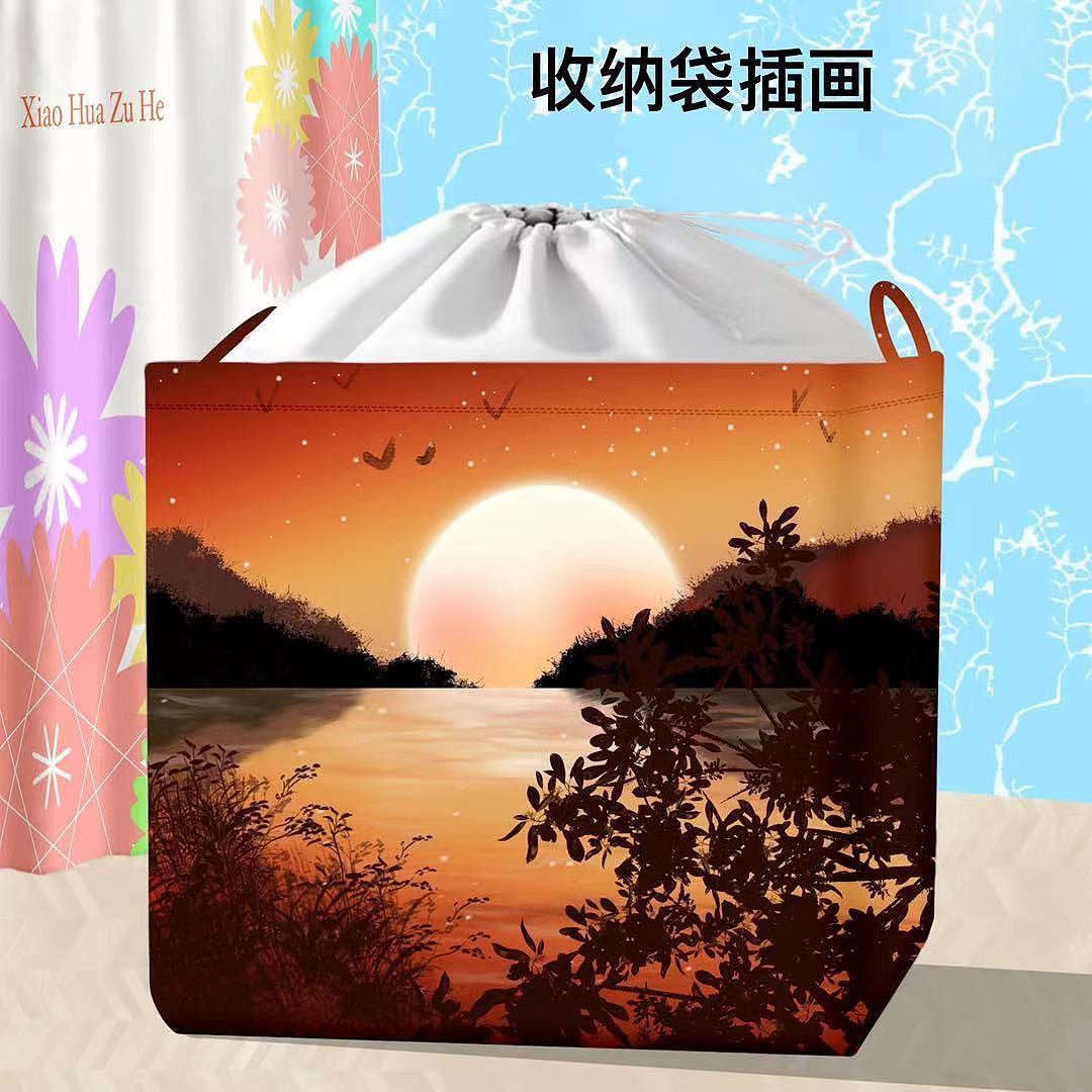 插画夜色进夕阳（图ZMzQ1ODg5MTMy） - 商业插画 - 站酷设计师夏天插画汇原创素材 - 站酷ZCOOL