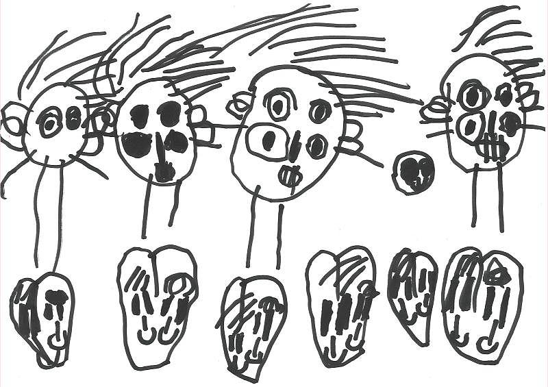 《简笔画变大神作品》