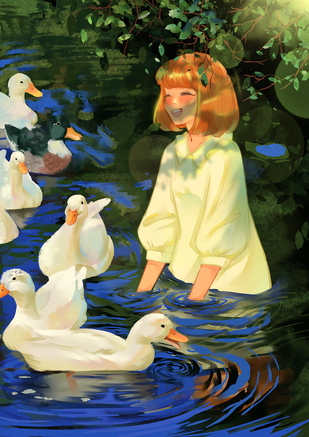 《平凡的生活》（图ZMzAxMzM5MDQw） - 艺术插画 - 站酷设计师张快快ya原创素材 - 站酷ZCOOL