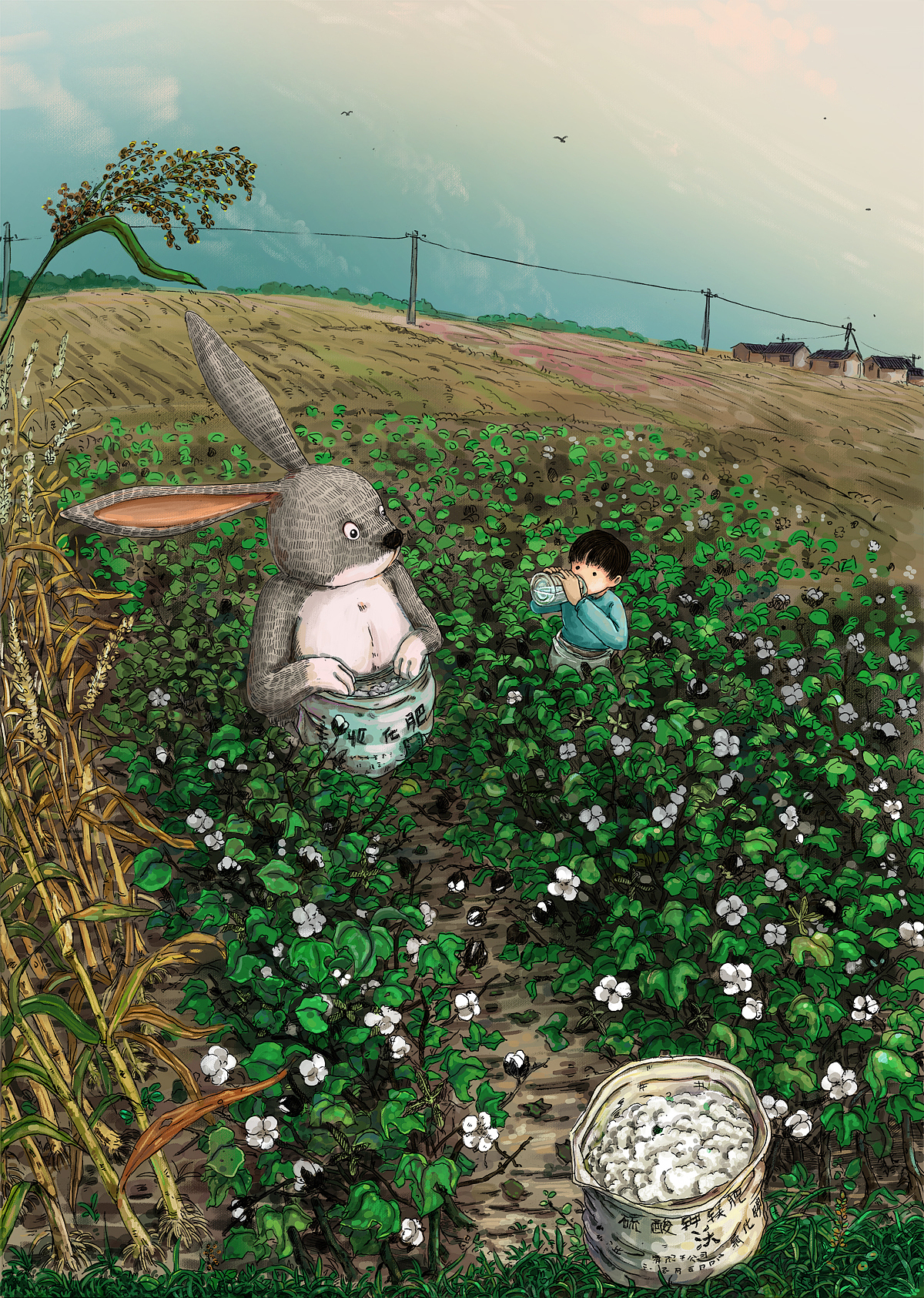 兔先生（图ZMjU4NjAzNTAw） - 艺术插画 - 站酷设计师插画师海豹原创素材 - 站酷ZCOOL