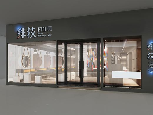 「绯技」美发沙龙发型设计店 品牌logo vi系列设计方案