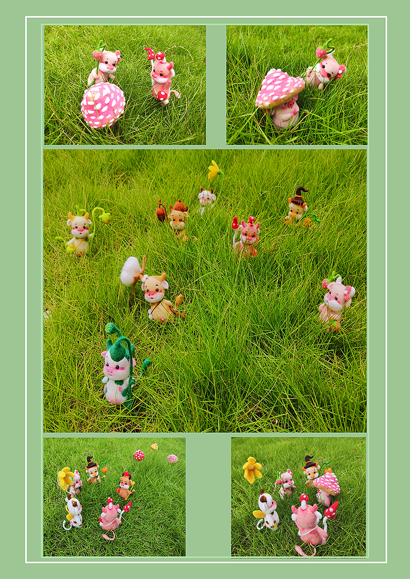 羊毛毡魔女奶牛妞妞