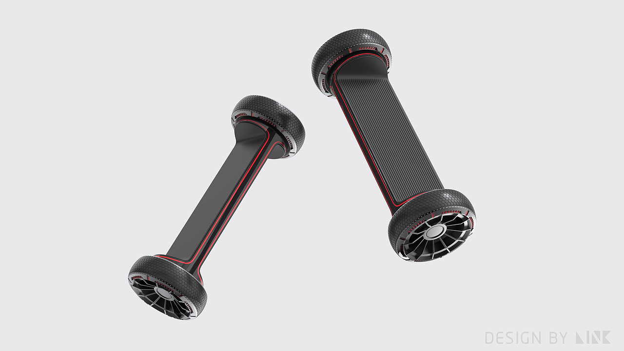 简约的电动平衡车设计