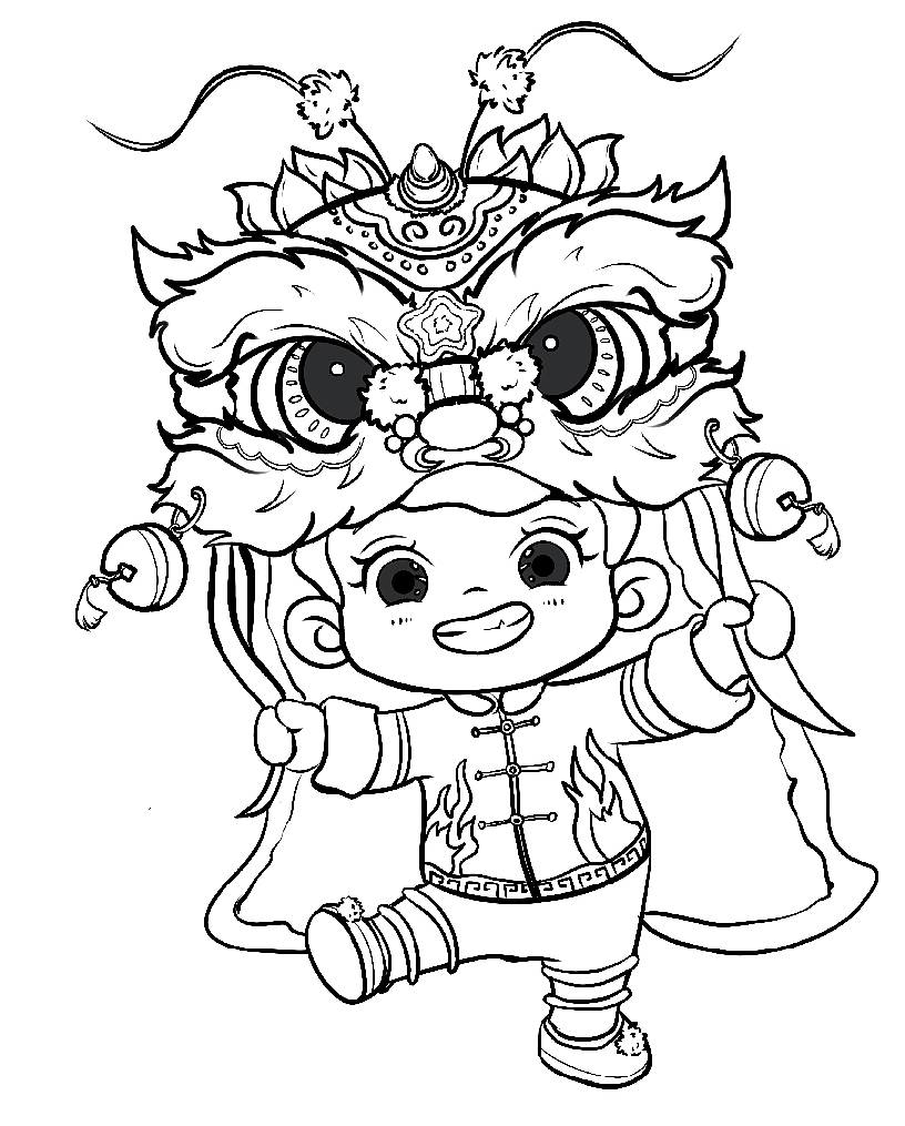 醒狮客单（图ZMzQwNjc1NjY4） - 商业插画 - 站酷设计师马铃薯头小刘原创素材 - 站酷ZCOOL