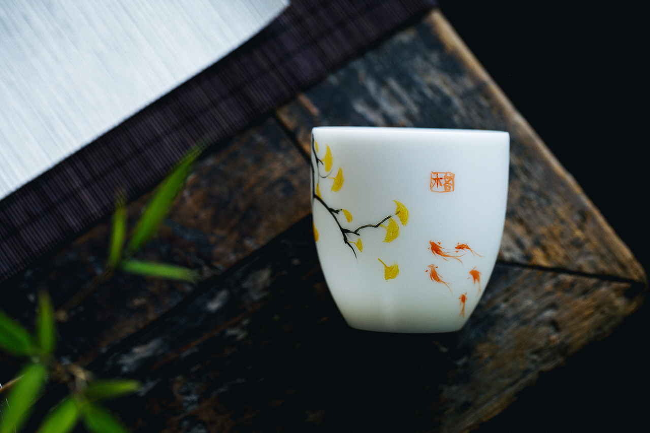 手绘白瓷杯 草木祠（图ZMTAyNzg3NDA4） - 产品摄影 - 站酷设计师草木祠原创素材 - 站酷ZCOOL