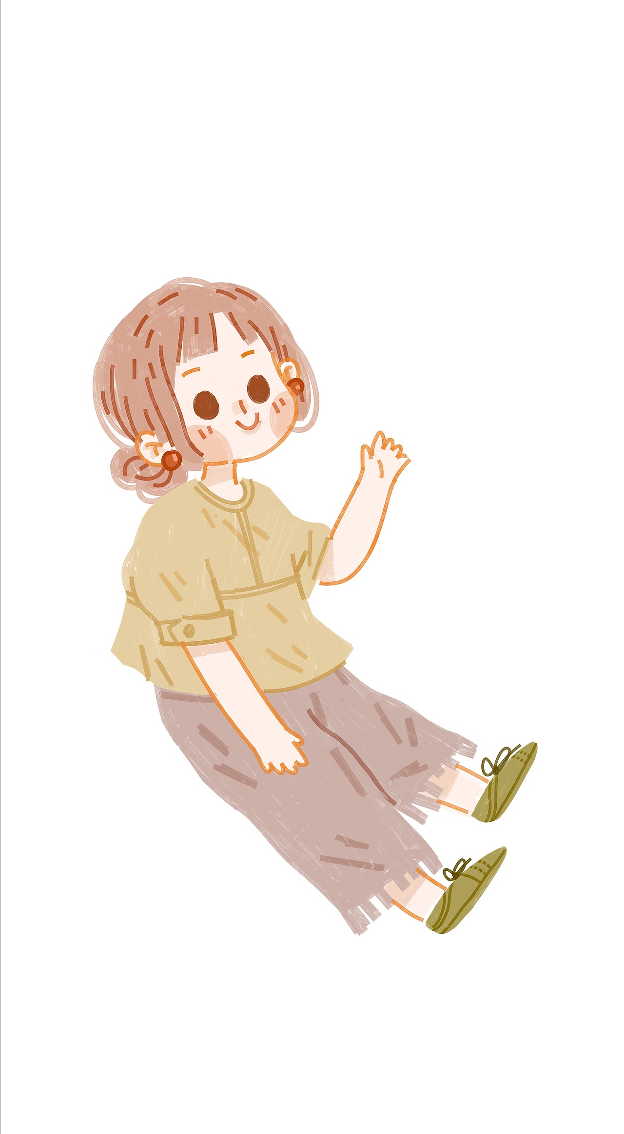 穿搭手帐（图ZMTczNzM5NzA4） - 儿童插画 - 站酷设计师吃海诗人原创素材 - 站酷ZCOOL