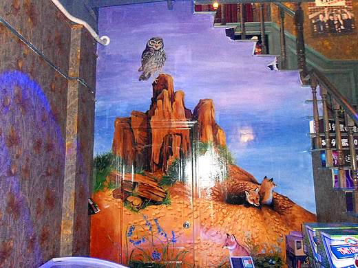 猫头鹰酒吧墙体彩绘（个人主页-ZNDMwMDAwODA=） - 绘画 - 站酷设计师鸿武设计原创素材 - 站酷ZCOOL