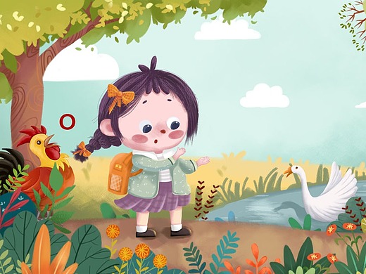 儿童绘本插画