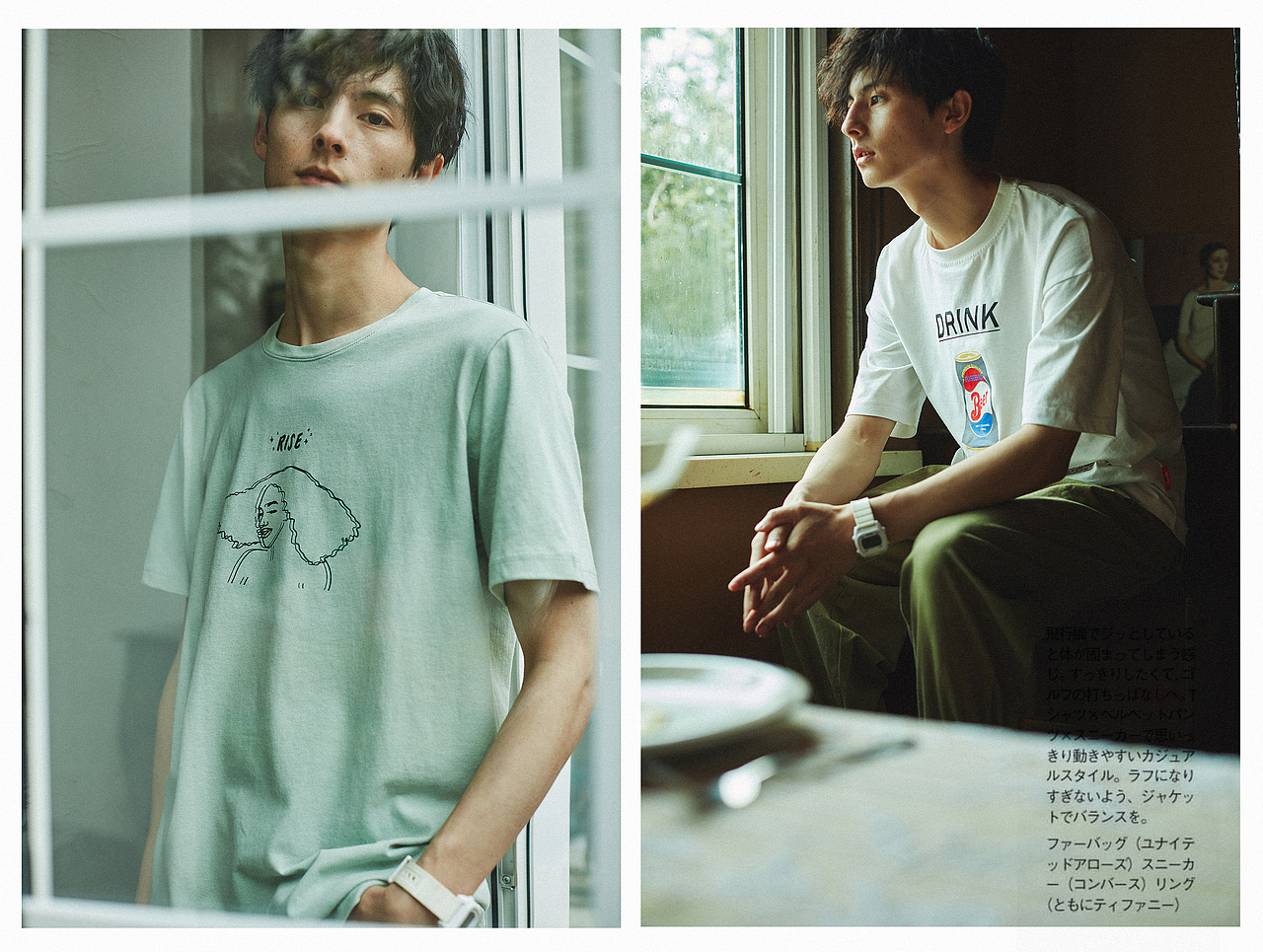 好看的锡纸烫-春夏男装拍摄