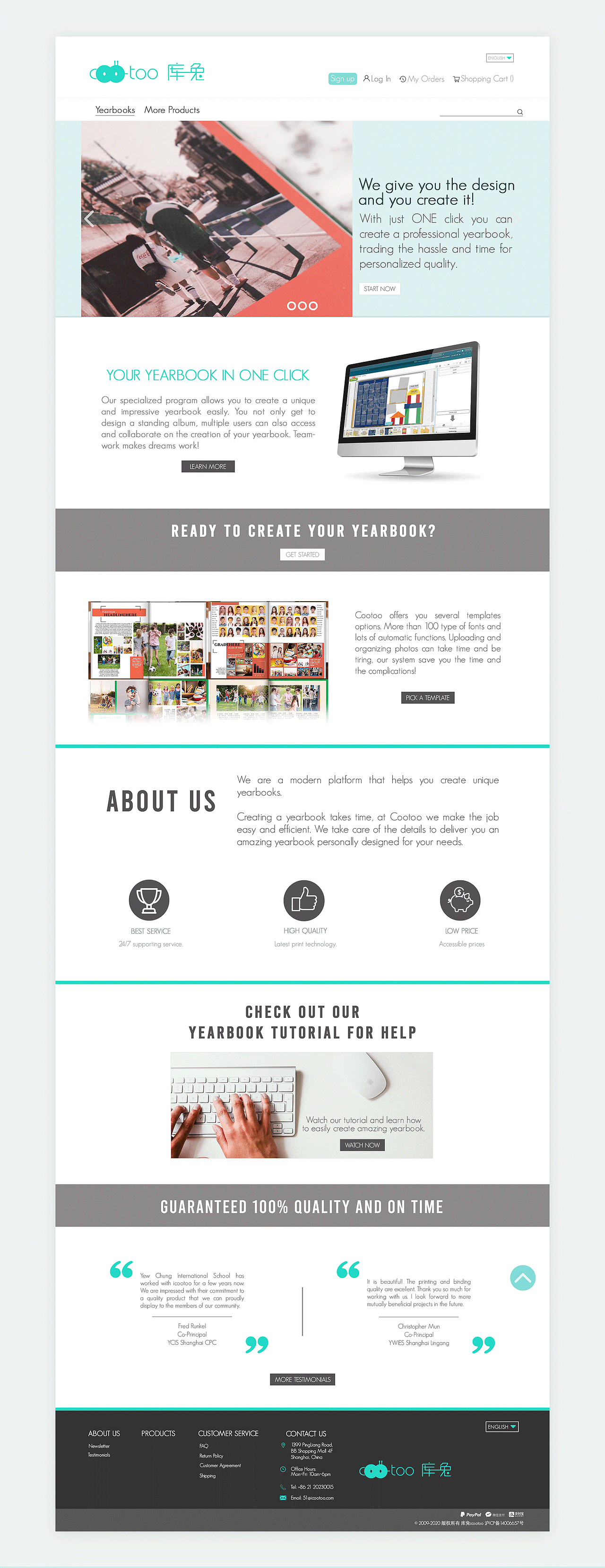 Redesign Cootoo Website