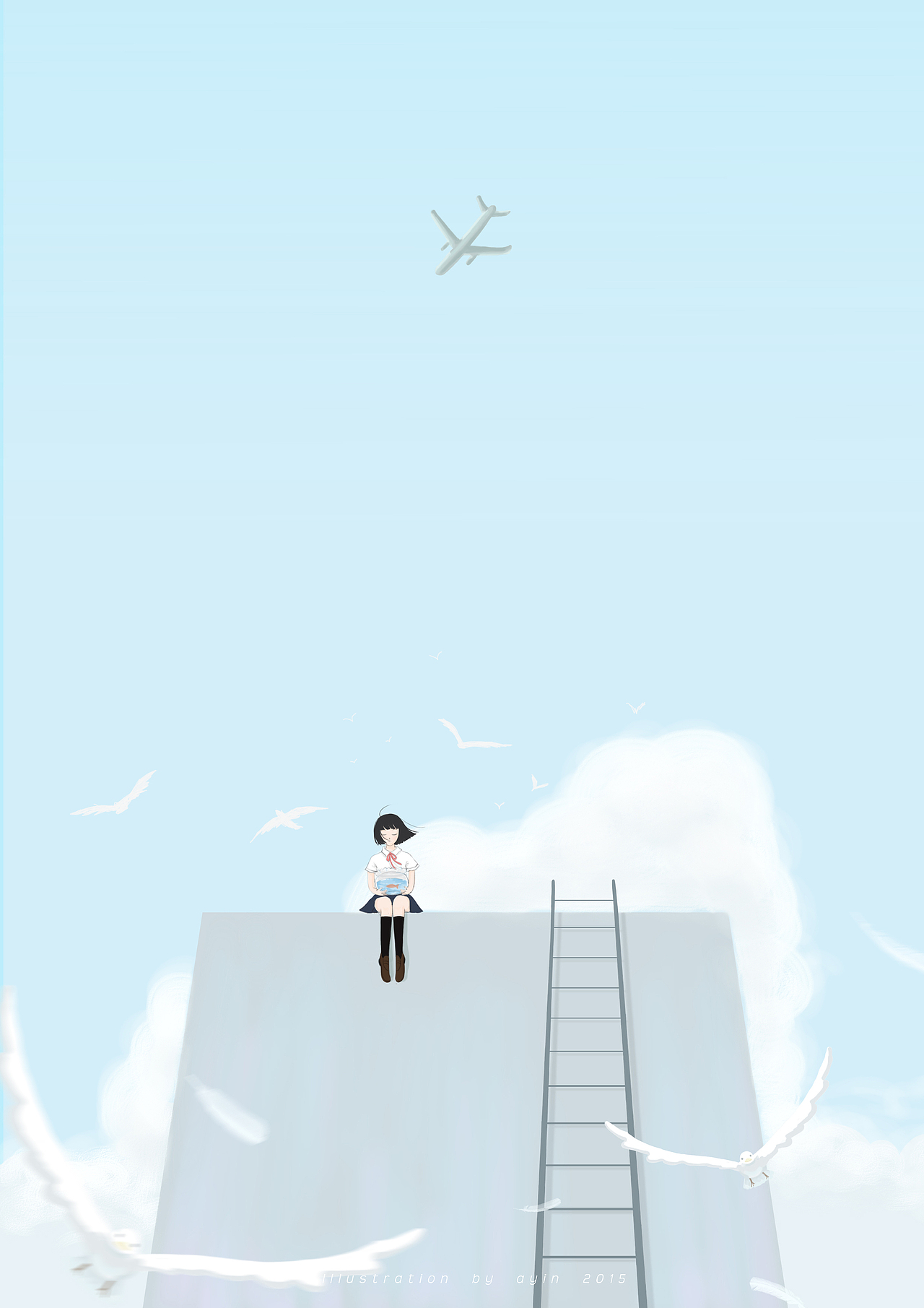 在有太阳的日子里，你就是晴天里的云朵（图ZMzM0MTExMzY=） - 创作习作 - 站酷设计师Yin_Yeh原创素材 - 站酷ZCOOL