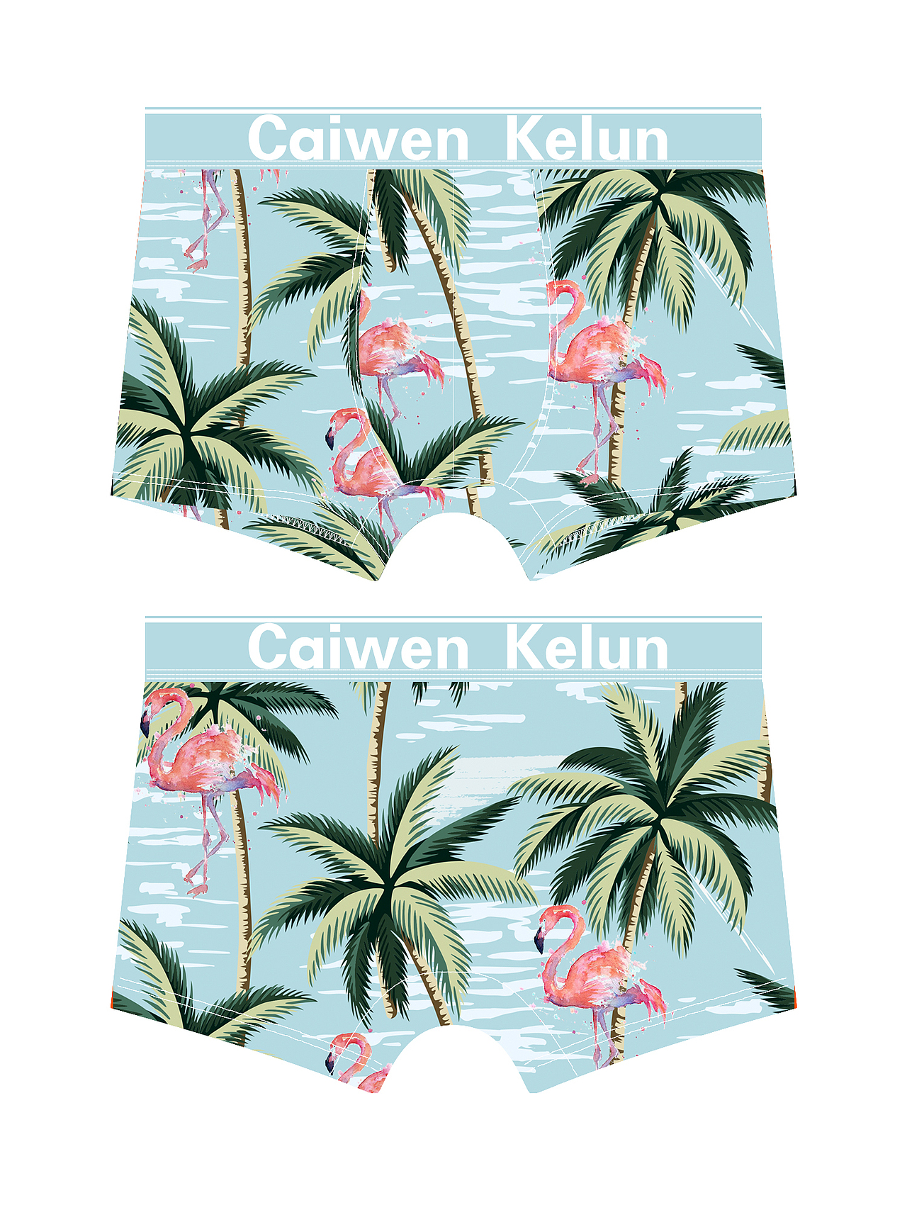 男士内裤图案设计印花