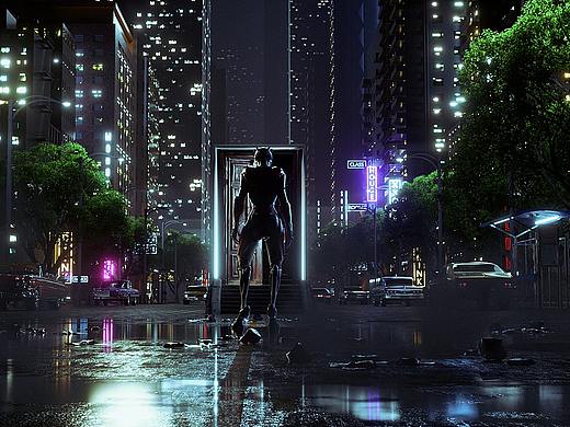C4D大型城市夜景创建