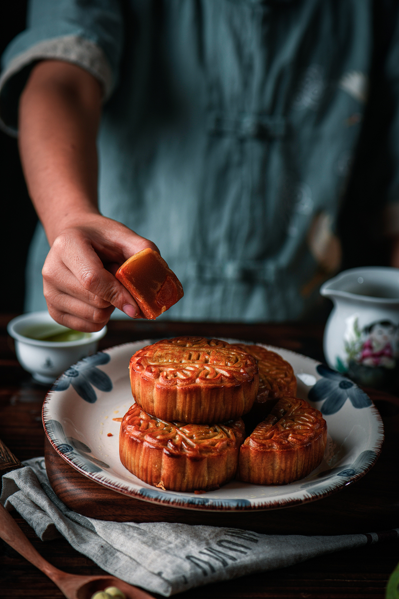 月饼 场景图拍摄
