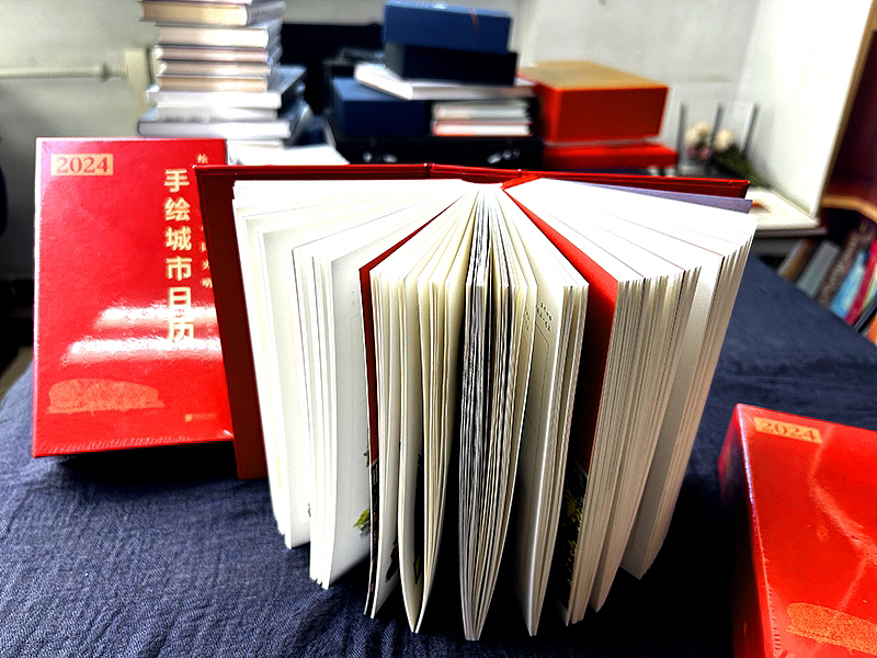 《手绘城市日历》2024（图ZMzUzNDQyODY4） - 书籍/画册 - 站酷设计师王薯聿原创素材 - 站酷ZCOOL