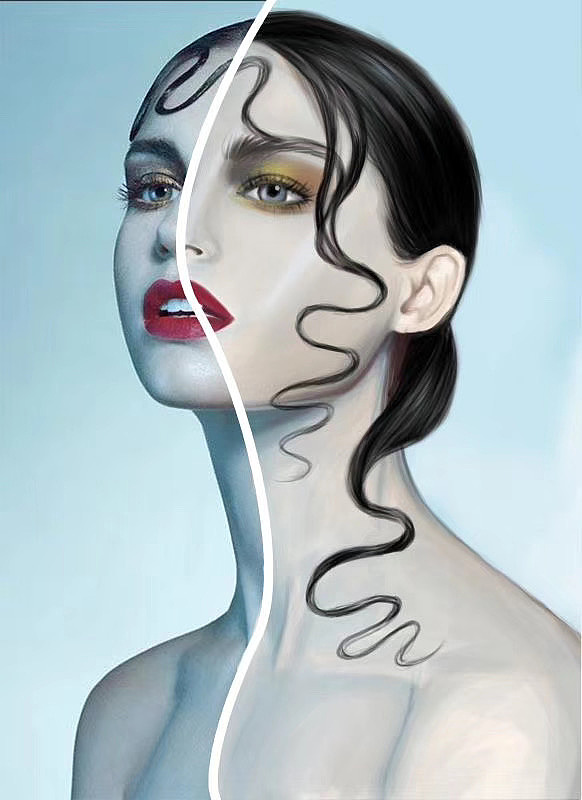 2020插画头像打卡第一张（图ZMjAyODQ4MTMy） - 创作习作 - 站酷设计师丘山王木木原创素材 - 站酷ZCOOL