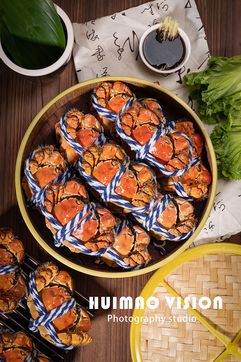 大闸蟹丨酒店菜品拍摄丨美食拍摄