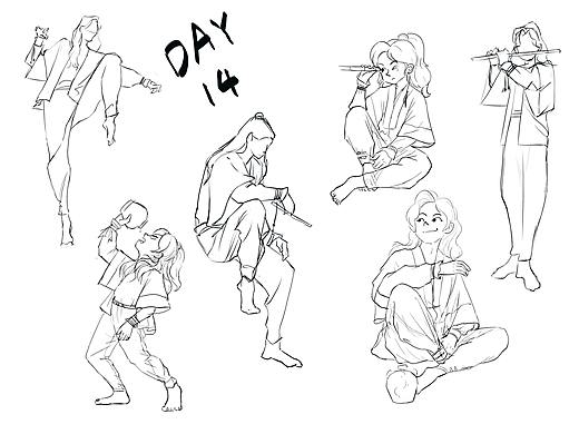 #速写60天挑战赛#day14@速写班长