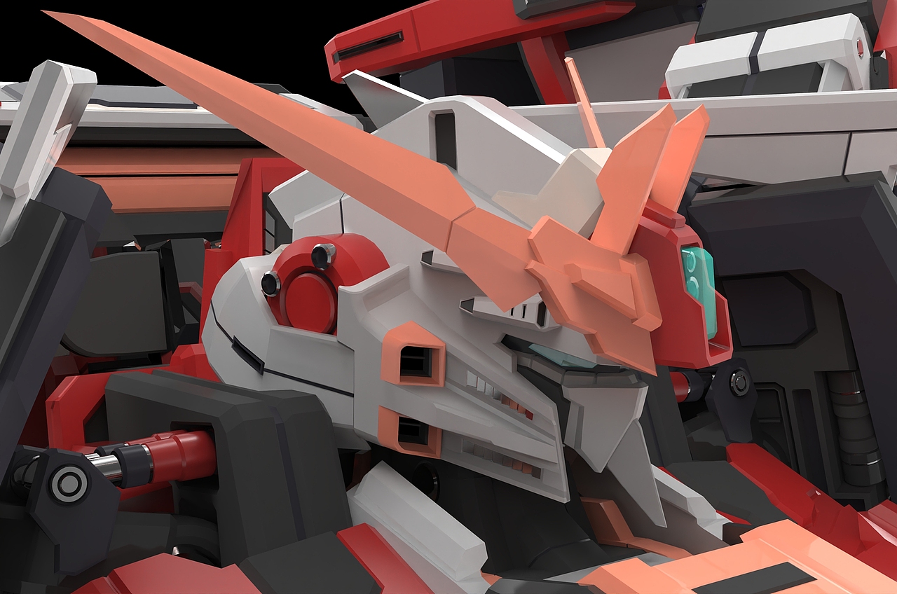 深度强袭高达3d建模