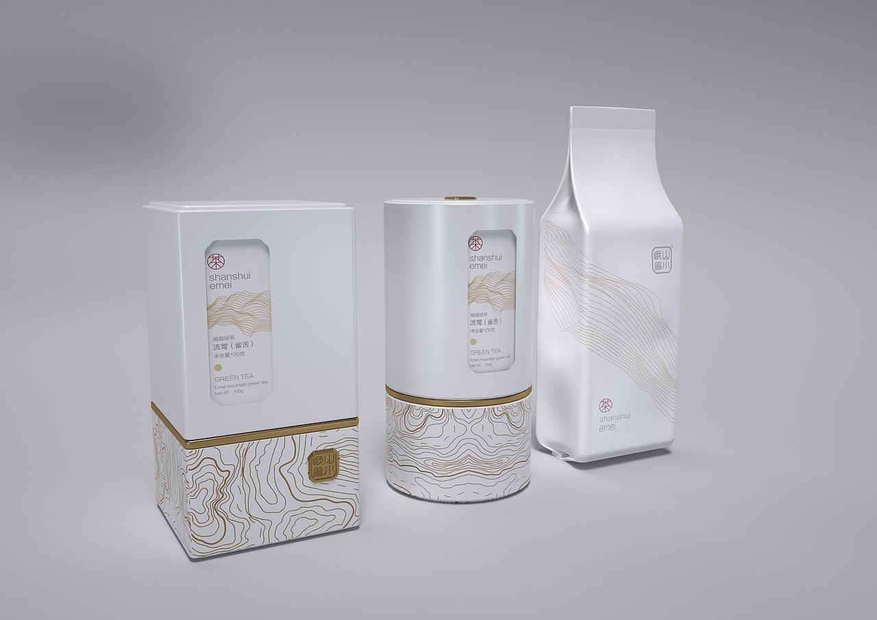 山水峨眉系列茶包装设计(图ZMjI2ODg4MjEy) - 包装 - 站酷设计师NEERU灵睿原创素材 - 站酷ZCOOL