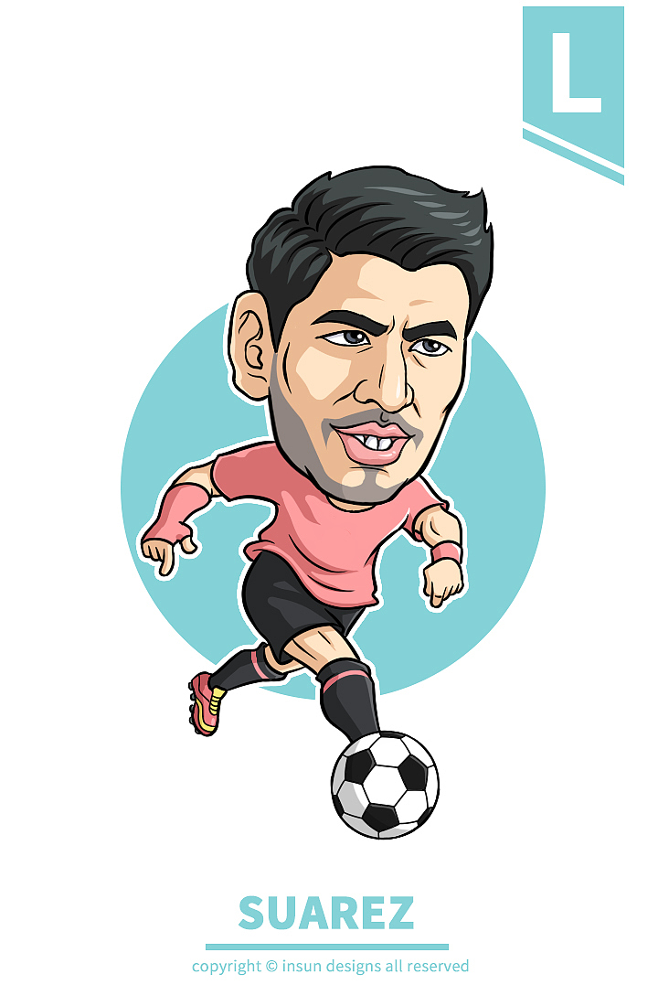 球星Q卡通版形象（图ZMjMxMzQ3NDI0） - 创作习作 - 站酷设计师huganjie原创素材 - 站酷ZCOOL