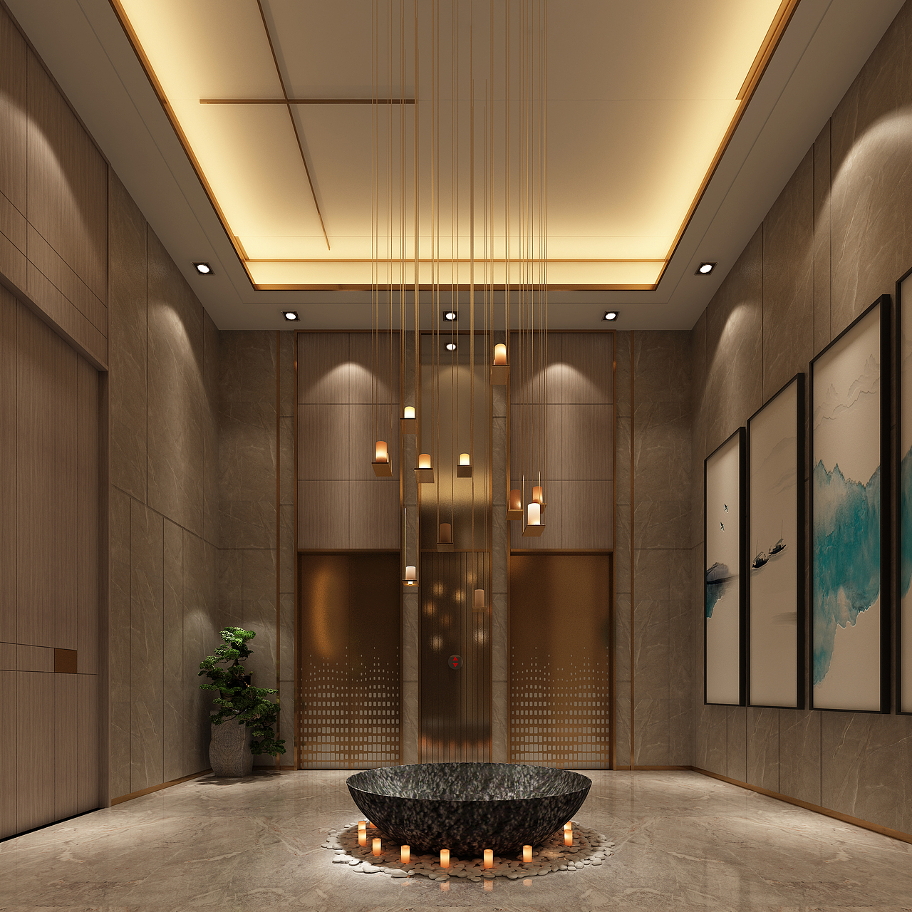 玖壹设计-新亚洲风销售中心