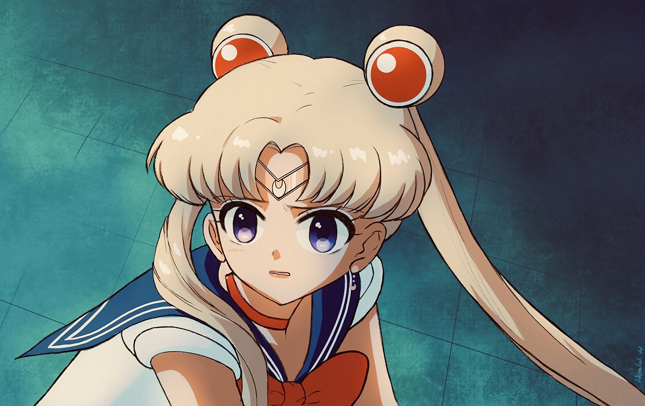 美少女战士-水兵月|动漫|单幅漫画|十月的天天 - 原创作品 - 站酷