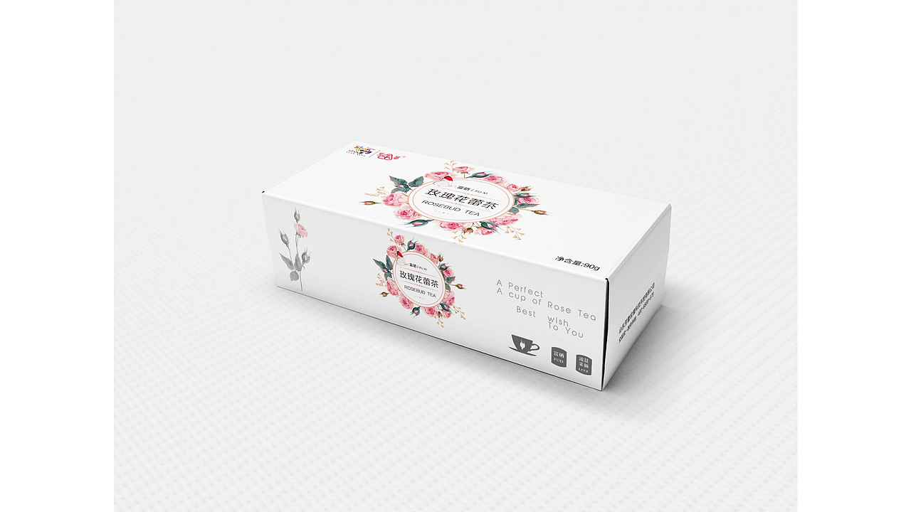 玫瑰茶 玫瑰花茶（图ZMjM0MzQ3MzEy） - 包装 - 站酷设计师栢子高品牌设计原创素材 - 站酷ZCOOL