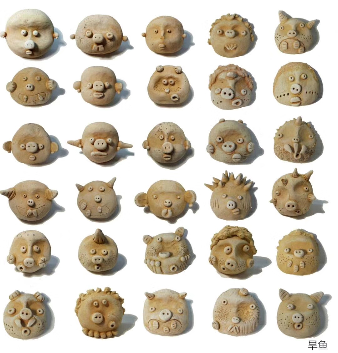 雕塑《饼干》作品