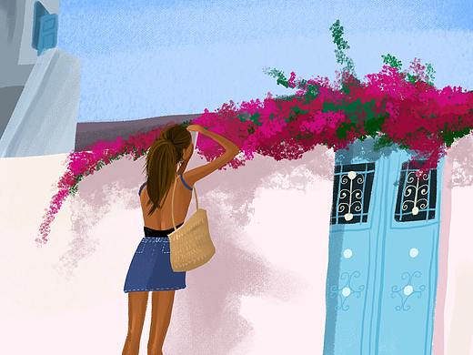 原创插画系列《少女2》